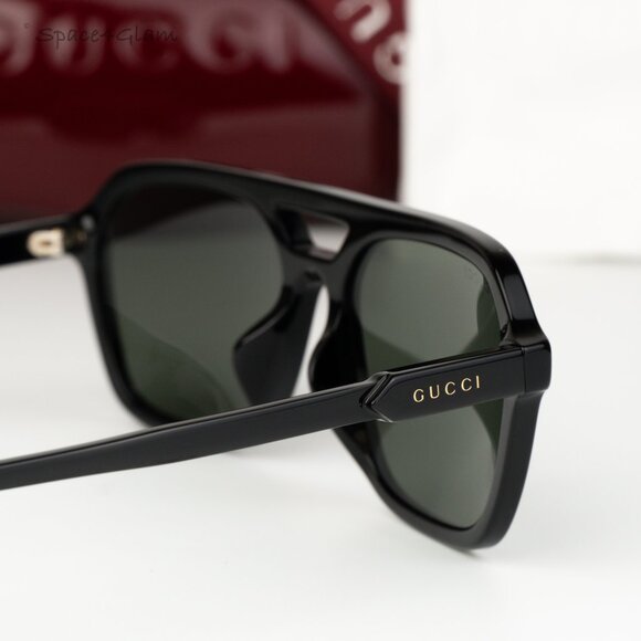 Gucci Women Sunglasses Black Grey Pilot GG1823SA 001 NEW AUTHENTIC main image 7